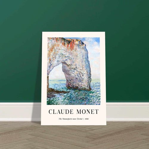 Artfulprints  Claude Monet - The Manneport near Étretat   poster A4 21x29.7 cm - vtwonen shop
