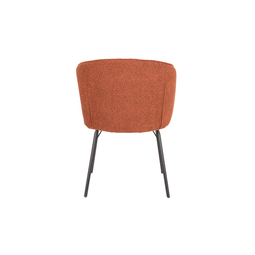 Housecraft Living Joa Eetkamerstoelen Bouclé Terra - Set van 2 - vtwonen shop