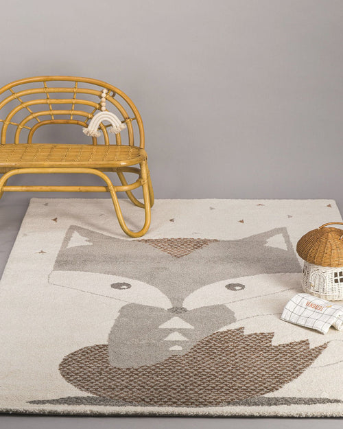 AFK Living vloerkleed Vos - voor kinderen - veelkleurig - 120 x 170 cm