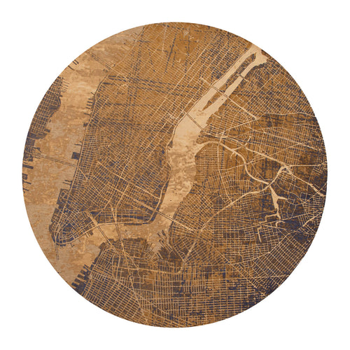 Louis De Poortere vloerkleed Gatsby Gold - geel - 240x240cm - vtwonen shop