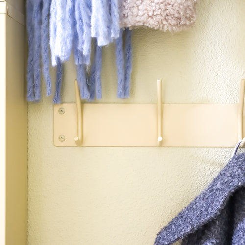 Spinder Design kapstok Fusion 5 - Butter Yellow - 5 haken - Exclusief voor vtwonen! - vtwonen shop