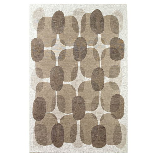 Lola&Moi vloerkleed Easther - zilver - 170x240cm