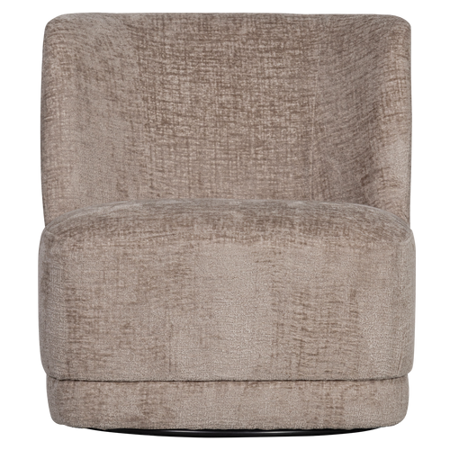 WOOOD draaifauteuil Atty - Polyester - Zand - 75x74x65 - vtwonen shop