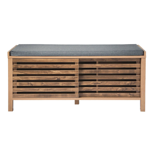 Calicosy - LIAM Bank - Donker hout - 112x43,5x51 cm