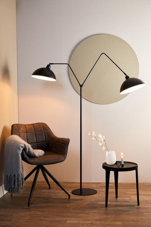 Light & Living vloerlamp ORION  - 140x31x180cm - zwart - vtwonen shop