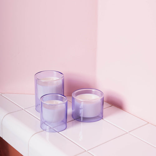 Ona - Geurkaars 160g violet Mood