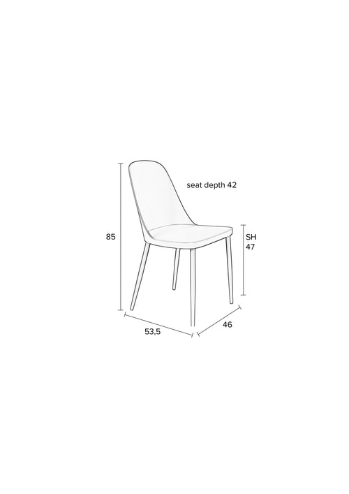 Housecraft Living Pip Eetkamerstoelen Mintgroen - Set van 2 - vtwonen shop