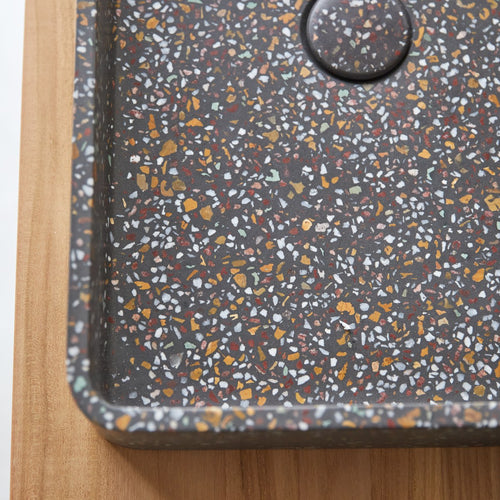 Tikamoon Waskom in confetti terrazzo b. 50.5 cm - Veelkleurig