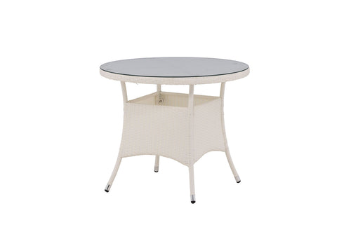 Rebellenclub Ronde Tuintafel Mykon - ø90cm - Wit - vtwonen shop
