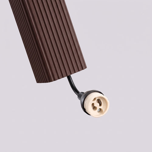 Sollux Lighting Hanglamp RAYO 1 bruin - 8x8x118cm