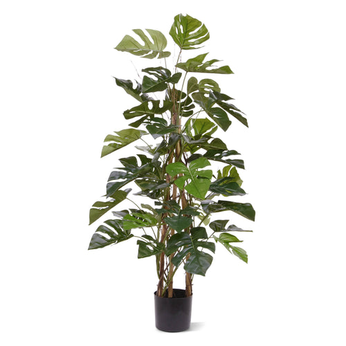 Maxifleur Monstera kunstplant Deluxe klimplant 120cm