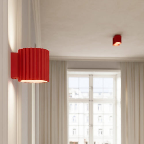 Sollux Lighting Plafondlamp AURA 1 rood Gx53 - 10x10x6cm