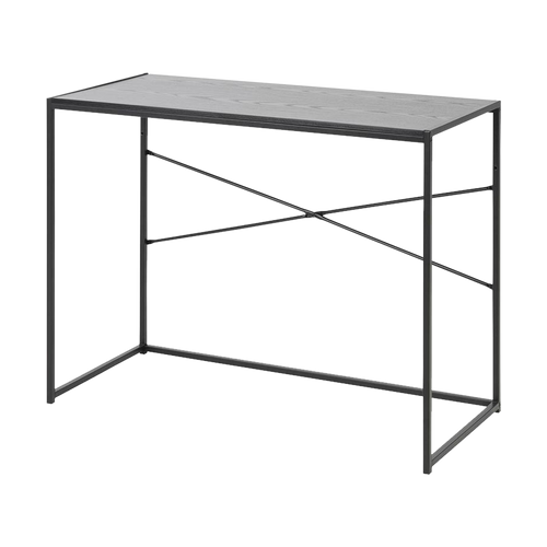 Lisomme Vic houten bureau zwart - 100 x 45 cm - vtwonen shop