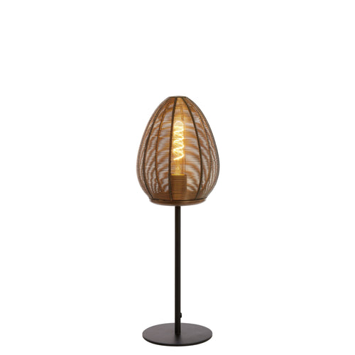 Light & Living tafellamp Yaelle - brons - Ø18cm - vtwonen shop