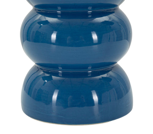 Mauro Ferretti tafellamp - Ø 25x46 cm - blauw/wit