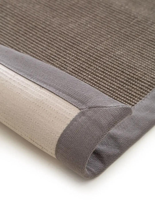benuta sisal vloerkleed Sana - grijs - 150x150 cm