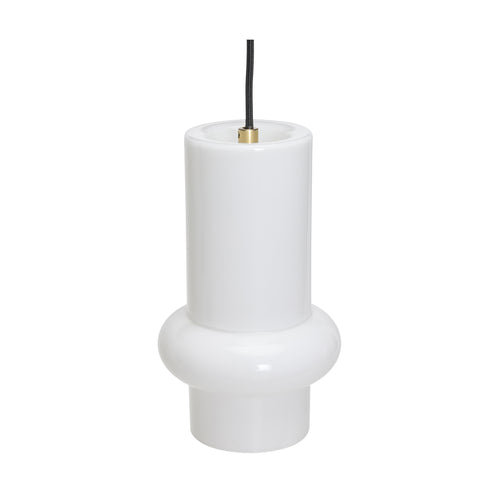 Hübsch hanglamp Pilule - glas/ijzer - ø15xh25cm
