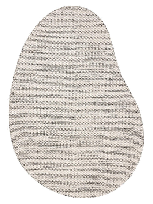 benuta wollen vloerkleed Rocco - beige/zwart - 200x300 cm