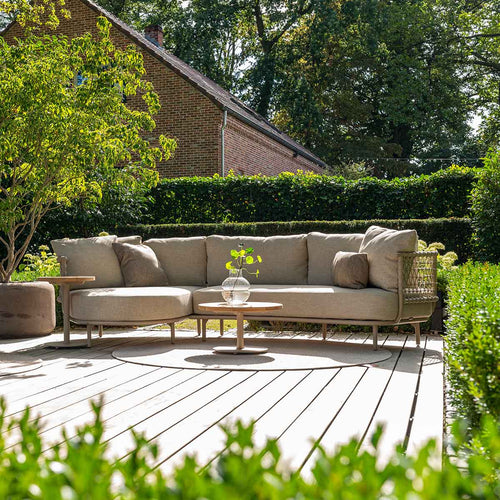 4 Seasons loungebank Sardinia latte kleurig - 2-delig - vtwonen shop