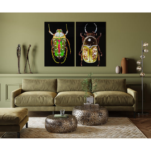 Kare Design Salontafel Pebbles Deluxe Zilver (2/Set) - vtwonen shop