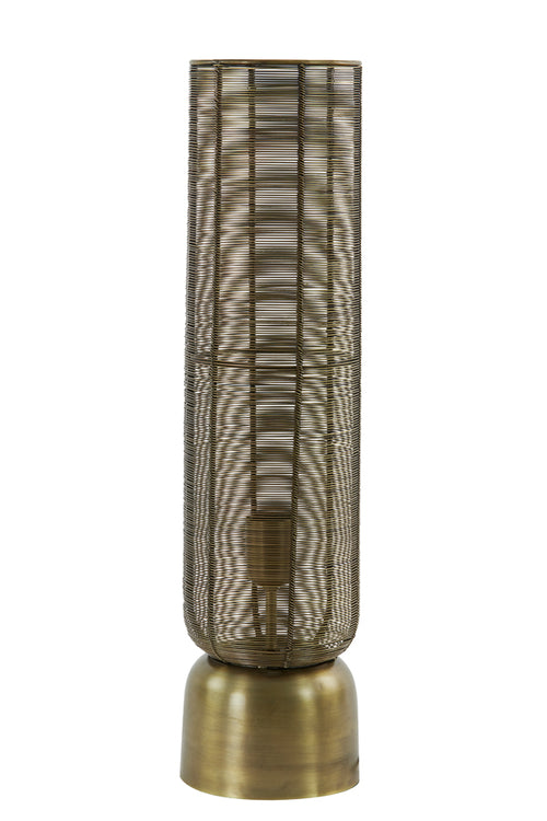 Light & Living tafellamp LEZUZA - brons - Ø15.5x60.5cm
