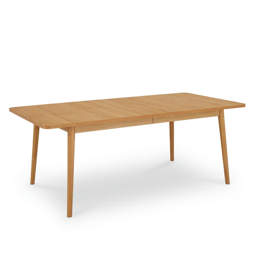 Furnhouse uitschuifbare eettafel Nyborg - Natuurlijk eikenhout - 200/300x100 cm
