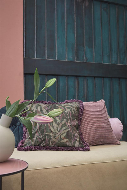 KAAT Amsterdam decoratiekussen Softy Stripe - 22x70 cm - lila - vtwonen shop