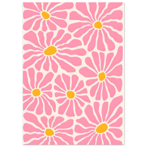 Artfulprints  Matisse - Pink flowers   poster 50x70 cm