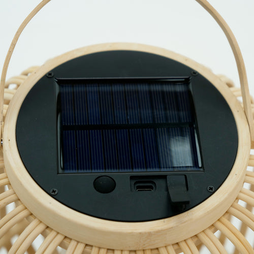 EGLO solar tafellamp buiten Marliano - 24 cm - bruin/zwart/wit - vtwonen shop