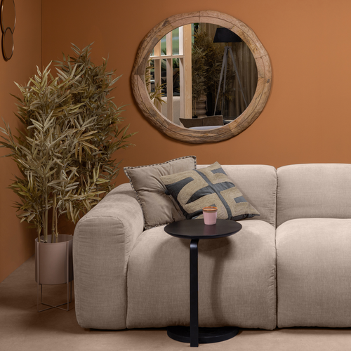 WOOOD bijzettafel Floor - Hout/Metaal - Zwart - 57x39x39 - vtwonen shop