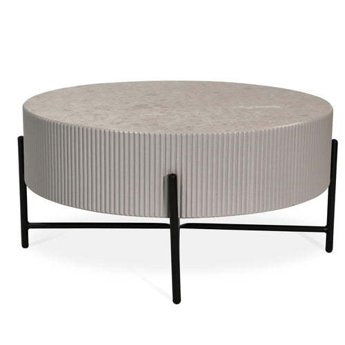 Furnhouse ronde salontafel Milo - Beige - Ø 80 cm