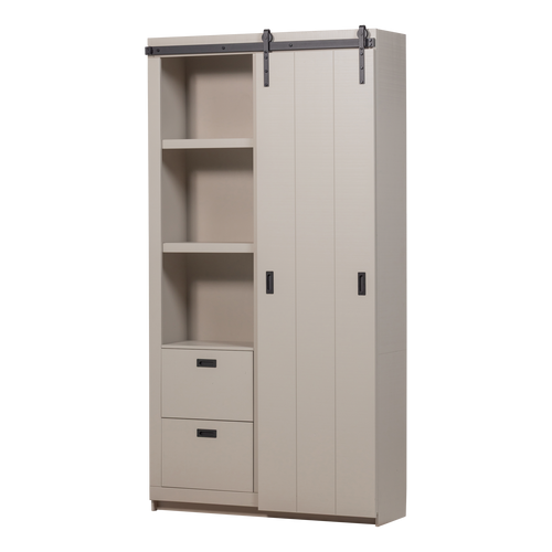vtwonen schuifdeurkast Barn - Grenen - Dust - 230x122x37
