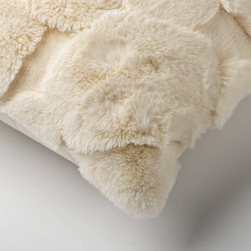 POM - kussenhoes 45x45 cm - organisch patroon - Cannoli Cream - wit