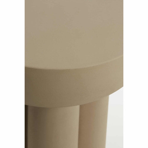 Light & Living bijzettafel Mikola - grijs - Ø46cm