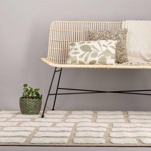 AFK Living vloerkleed Dune - reliëfeffect - beige - 120 x 170 cm