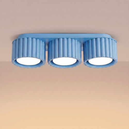 Sollux Lighting Plafondlamp AURA 3 azuur Gx53 - 32,5x10x8cm