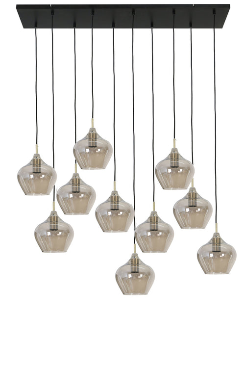 Light & Living hanglamp Rakel - brons - 124x35x60 cm