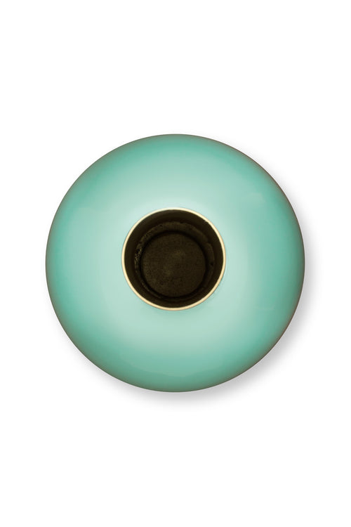 Pip Studio - Bloemenvaas - Blauw - Metaal - 15x26cm - vtwonen shop