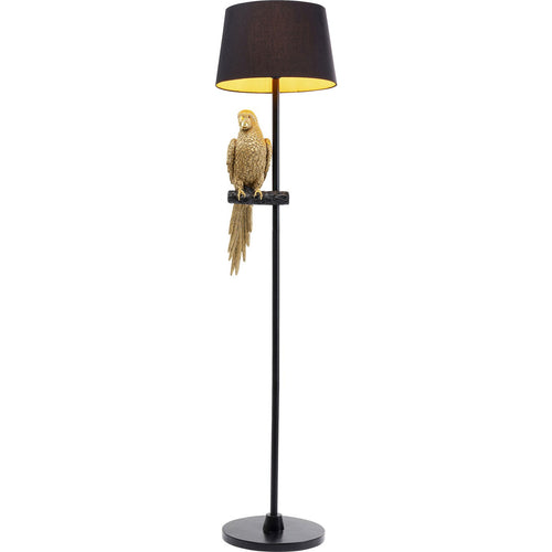 Kare Design Vloerlamp papegaai 176cm goud - vtwonen shop