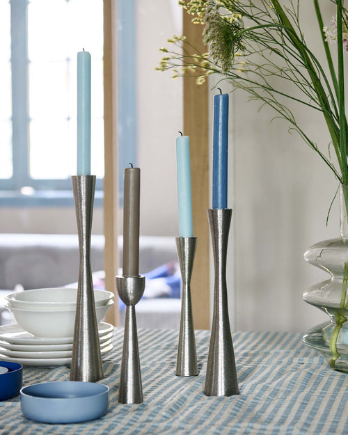 vtwonen Kandelaar - Metalen kaarsenhouder - Set van 2 Kandelaren - 20 cm - vtwonen shop