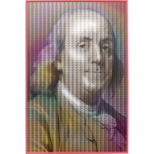 Kare Design Schilderij man kaartjes 80x120cm - vtwonen shop