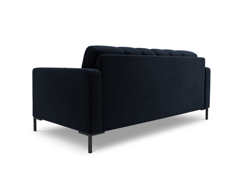 Cosmopolitan Design Bank Bali 2-zits, flueel, donkerblauw - 96x152x75cm