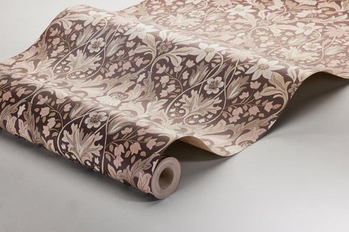 Borastapeter behang vintage bloemen in art nouveau stijl rood - 53 cm x 10.05 m - 660946 - vtwonen shop