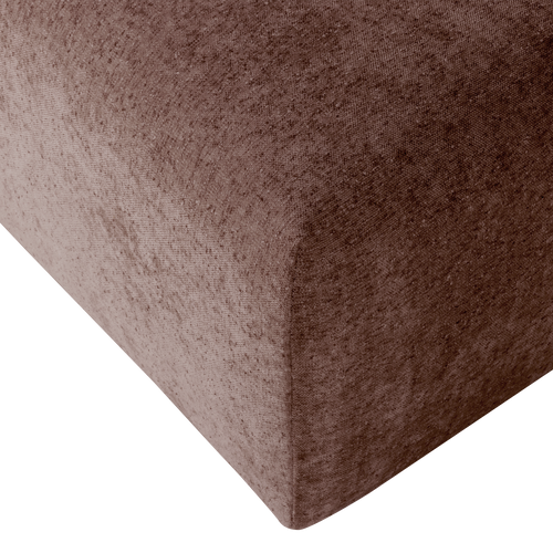 WOOOD hocker slub Umina - Chenille - Oudroze