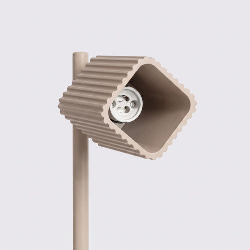 Sollux Lighting Tafellamp RAYO taupe - 14,5x14,5x43cm