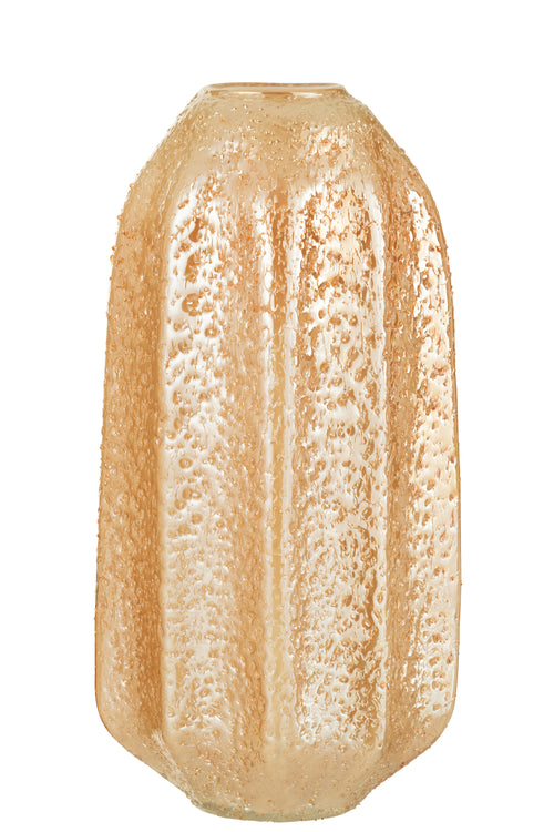 J-Line vaas - glas - lichtoranje - large - 35.5 cm hoog - vtwonen shop