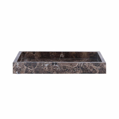 Present Time dienblad Lazio - bruin - 25x15x3cm