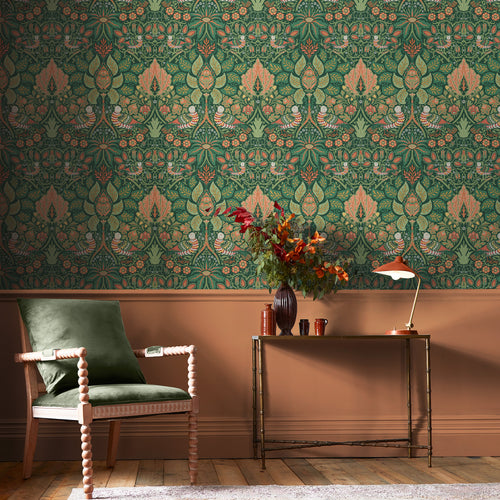 William Morris at Home Vliesbehang - Dove & Rose Woodland