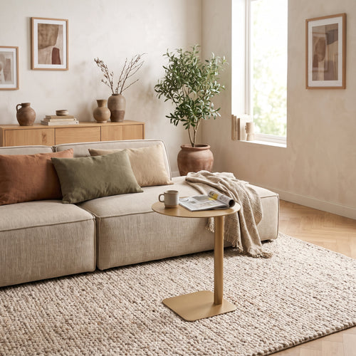 Spinder Design bijzettafel - Sunny High - Goud - ø 40