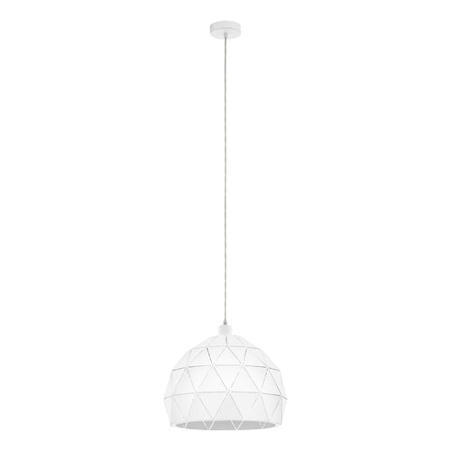 EGLO hanglamp Roccaforte - e27 - ø 40 cm - wit - vtwonen shop